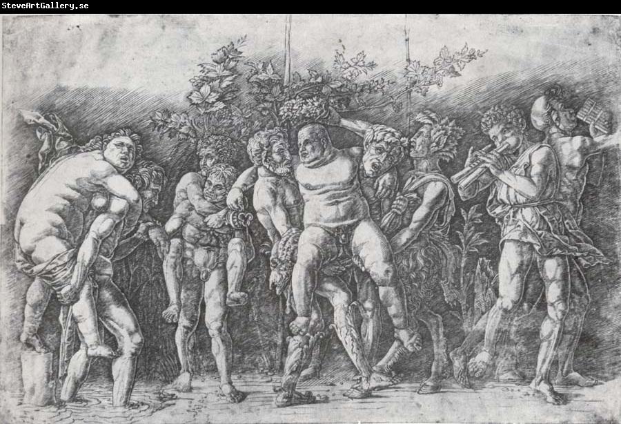 Andrea Mantegna A Bacchanal with Silenus